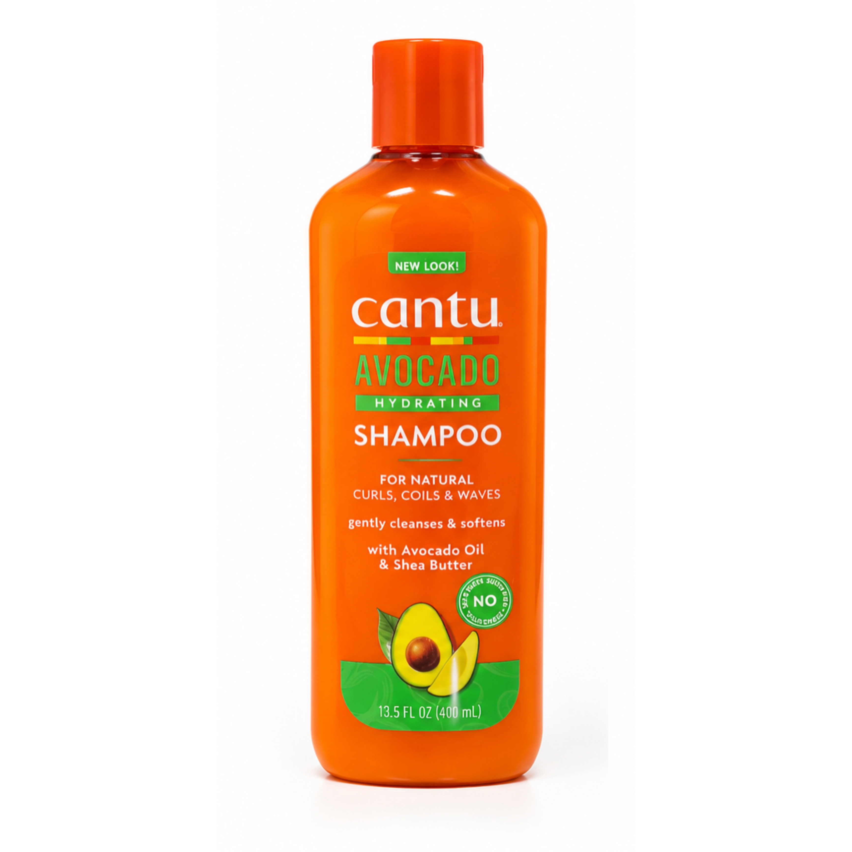 شامپو اووکادو کنتو Cantu Avocado Shampoo مناسب برای موهای فر و مجعد حجم 400 میلی گرم