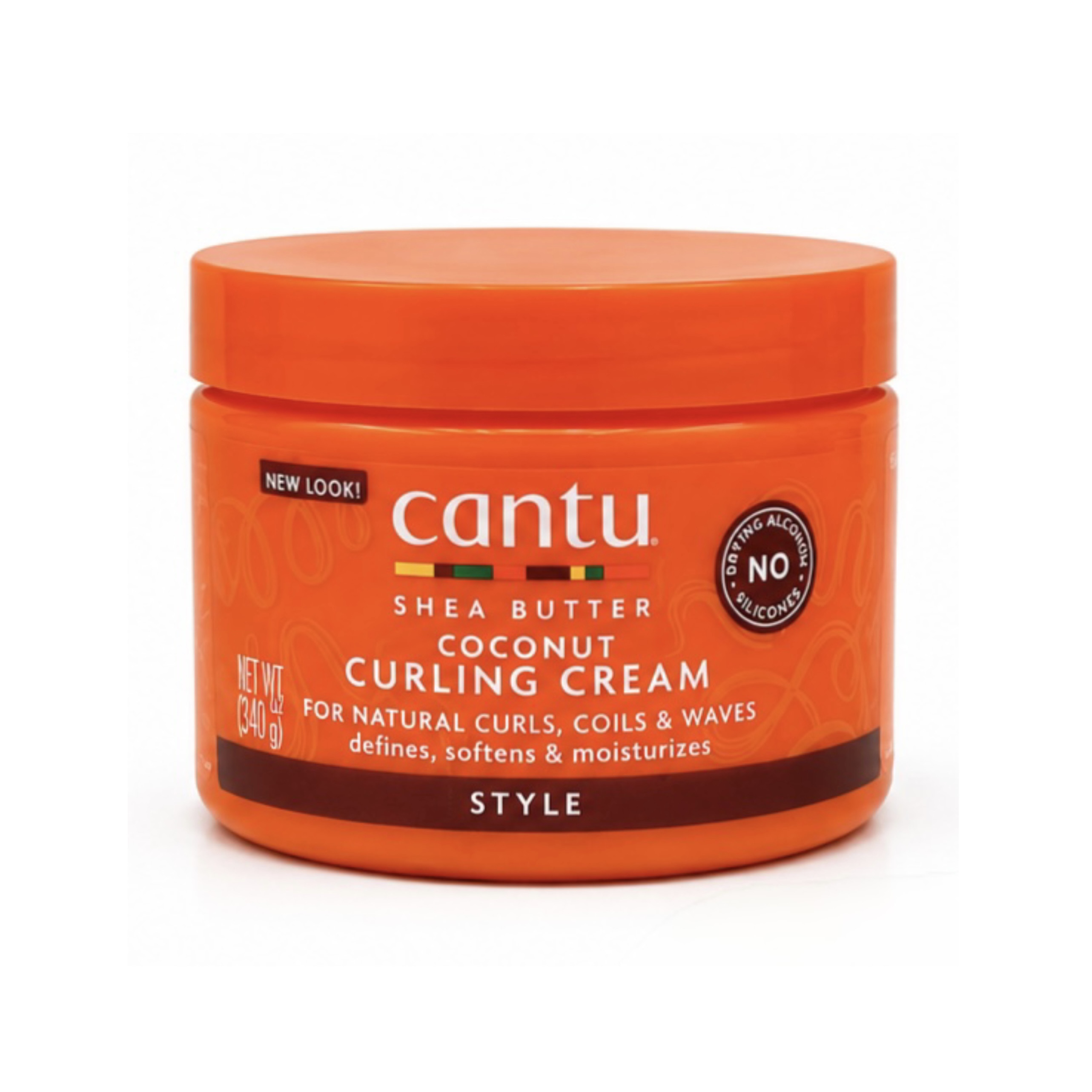 کرم حالت‌دهنده و تقویت‌کننده فر مو کنتو حاوی شی باتر و نارگیل  Cantu Shea Butter Coconut Cream مناسب برای موهای فر و مجعد حجم 340 میلی گرم