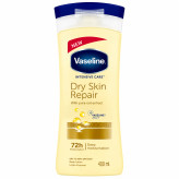 لوسیون بدن وازلین مدل Dry Skin Repair – ترمیمکننده قوی پوست خشک حجم 400 میلی لیتر