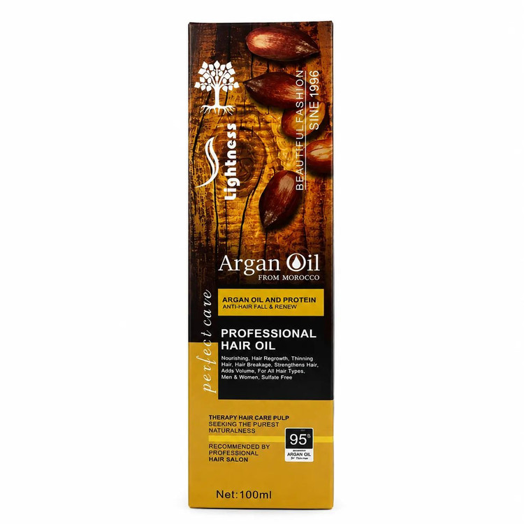 روغن مو آرگان لایتنس از مراکش مدل Professional Hair Oil حجم 100 میلیلیتر