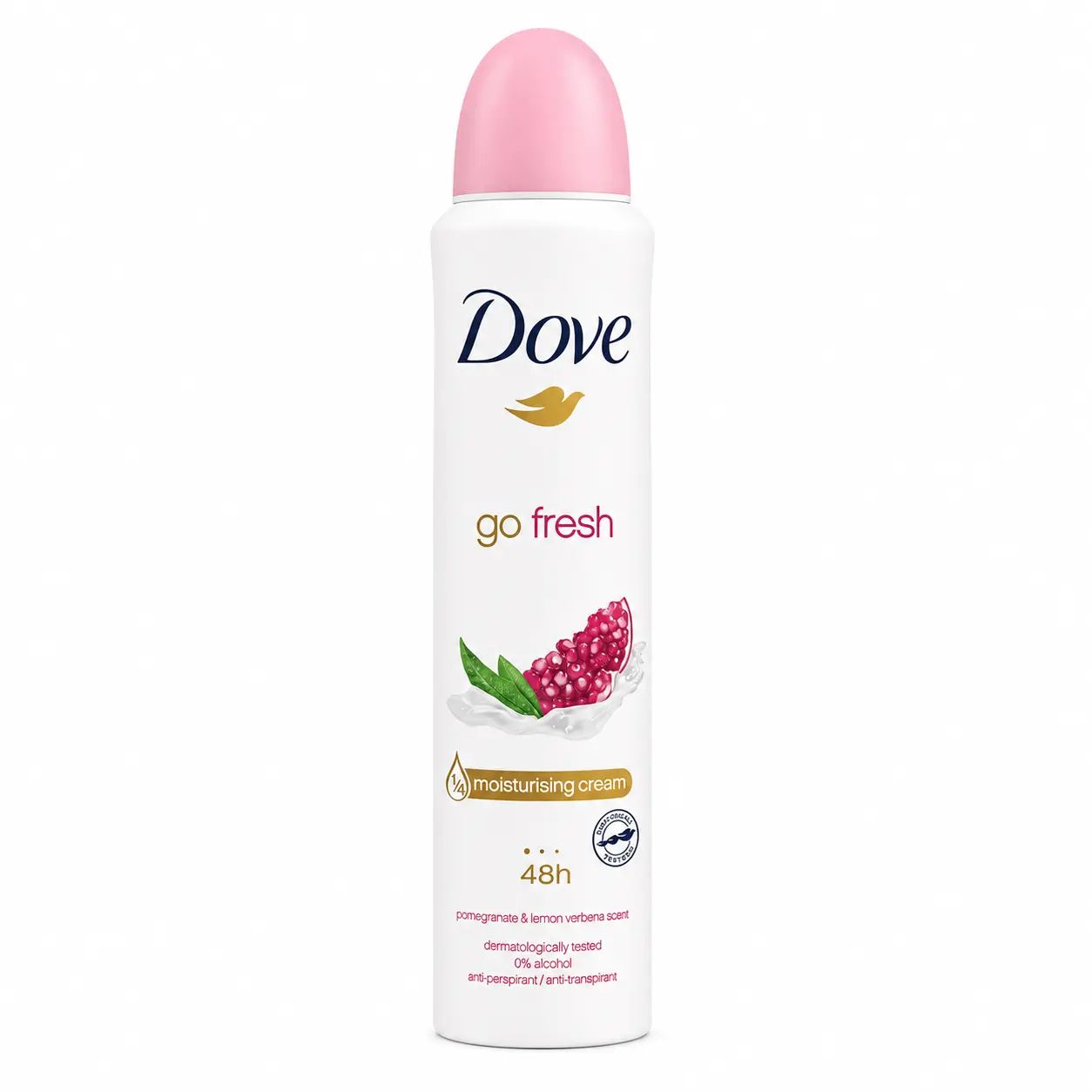 اسپری ضد تعریق داو Go Fresh با رایحه انار و لیمو وربنا ۲50 میلی‌لیتر