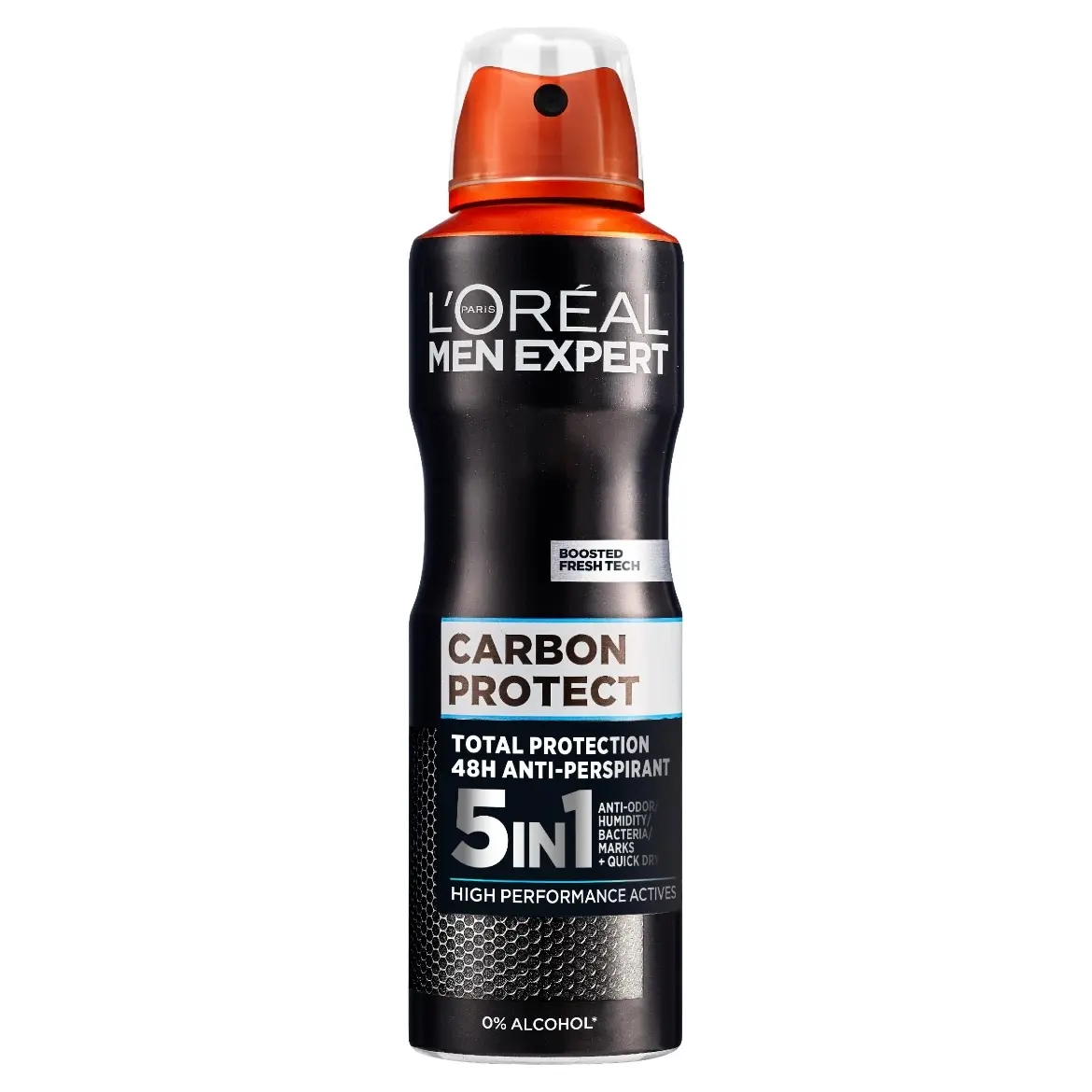 اسپری ضد تعریق مردانه لورآل من اکسپرت Carbon Protect 5 در 1 حجم 250 میل