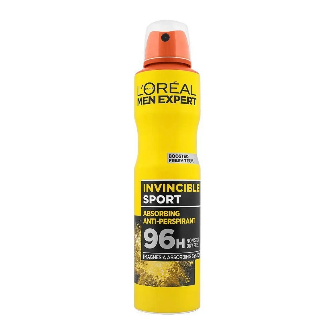 اسپری ضد تعریق مردانه لورآل من اکسپرت Invincible Sport 96H حجم 250 میل