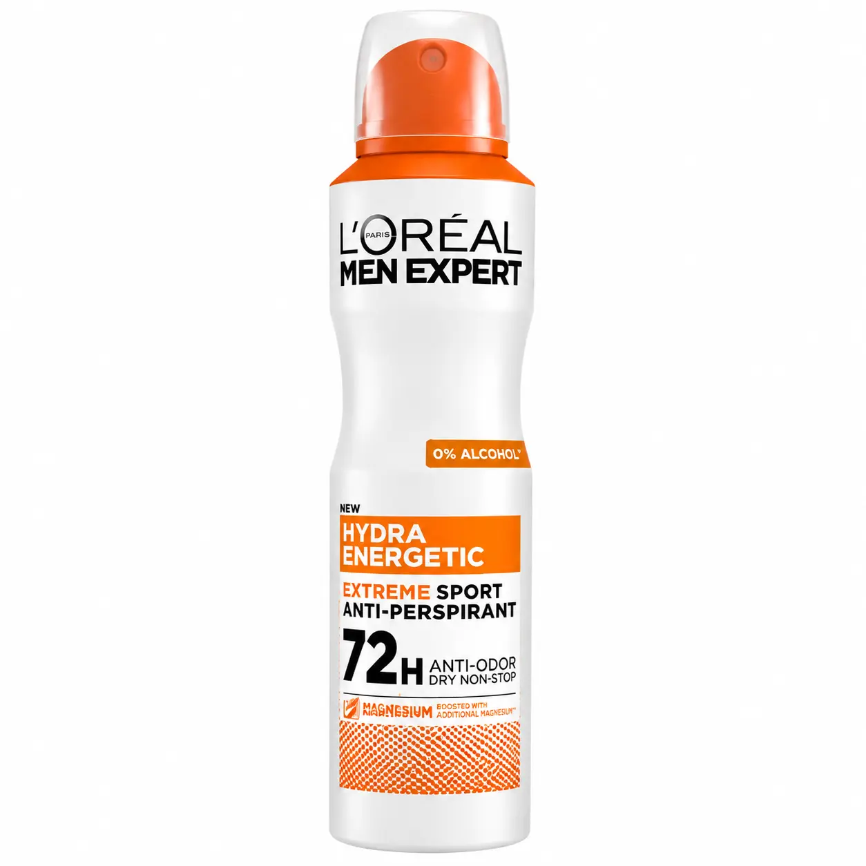 اسپری ضد تعریق مردانه لورآل من اکسپرت Hydra Energetic Extreme Sport 72H حجم 250 میل
