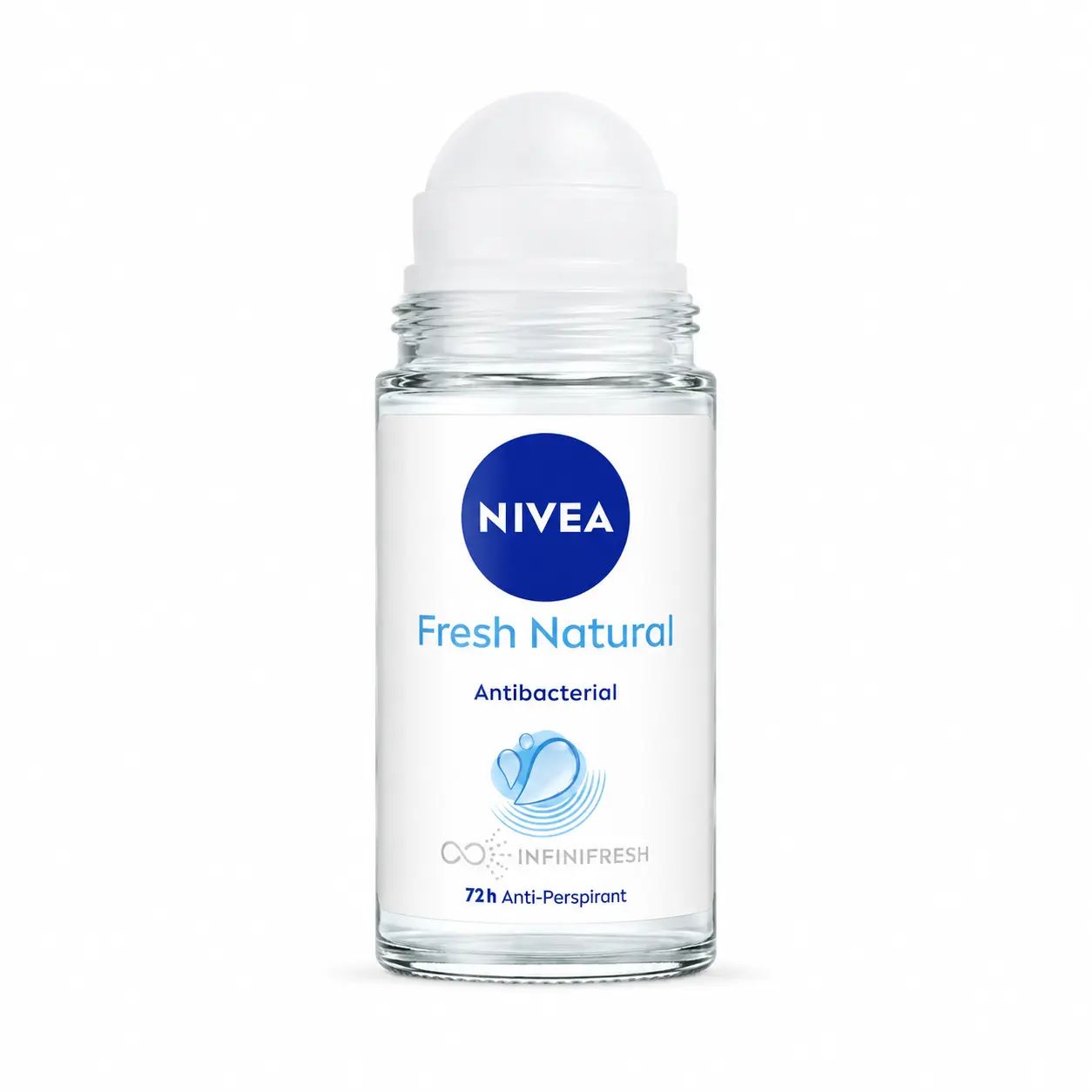 مام رول ضدتعریق زنانه نیوا Fresh Natural فرش نچرال حجم ۵۰ میلی‌لیتر