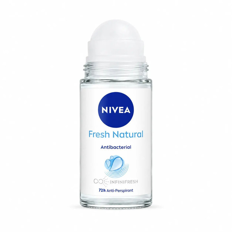 مام رول ضدتعریق زنانه نیوا Fresh Natural فرش نچرال حجم ۵۰ میلیلیتر