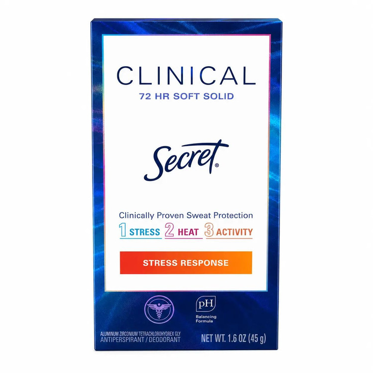 مام استیک ضد تعریق زنانه سکرت Clinical Strength Stress Response حجم 45 گرم