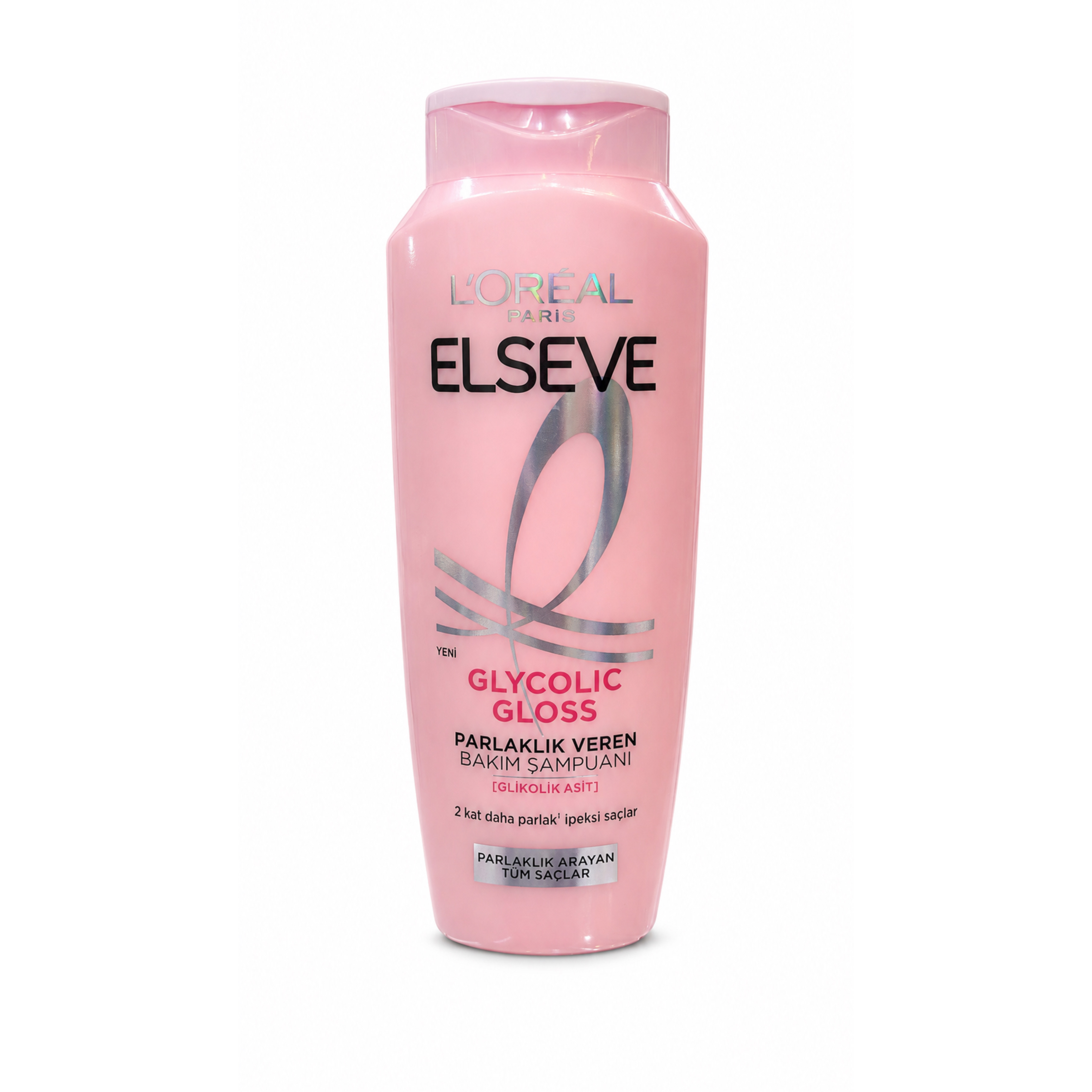 شامپو براق‌کننده لورآل پاریس Elseve مدل Glycolic Gloss با اسید گلیکولیک مناسب انواع مو