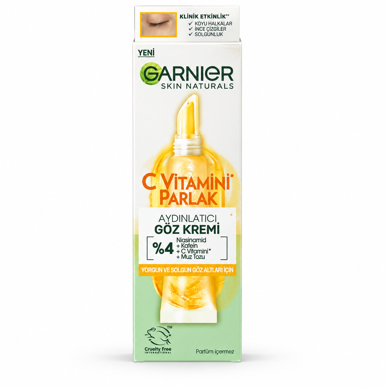 کرم دور چشم روشن‌کننده گارنیر مدل ویتامین C (Garnier Vitamin C Brightening Eye Cream