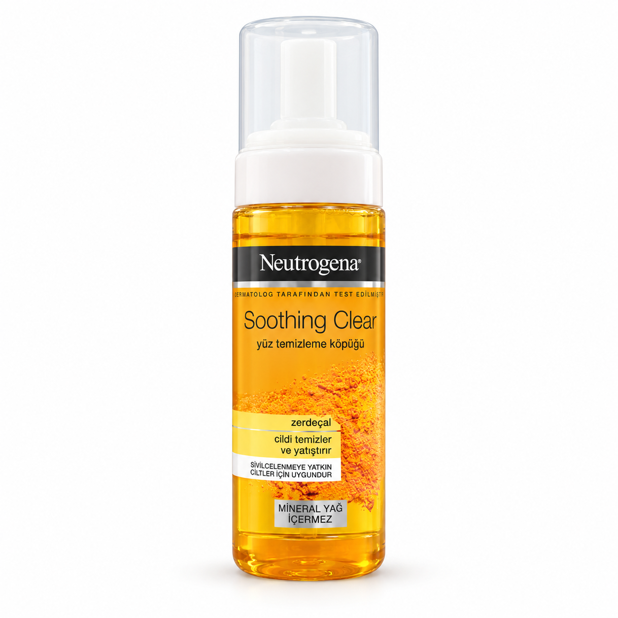 فوم شستشوی صورت نوتروژینا Soothing Clear حاوی زردچوبه 150 میلی لیتر