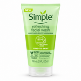 ژل شستشوی طراوتبخش صورت سیمپل مدل Refreshing Facial Wash حجم 150 میلیلیتر
