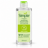 تونر تسکیندهنده صورت سیمپل مدل Soothing Facial Toner حجم 200 میلیلیتر