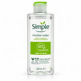 میسلار واتر سیمپل مدل Micellar Water حاوی ویتامین B3 و C حجم 200 میلیلیتر