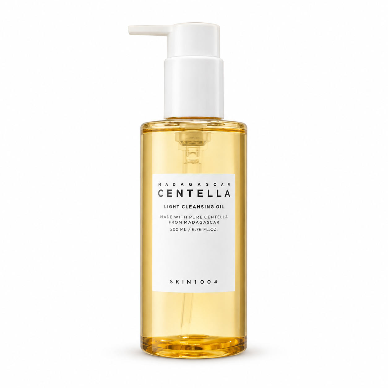 روغن پاک‌کننده صورت سنتلا ماداگاسکار SKIN1004 مدل Light Cleansing Oil حجم 200 میلی‌لیتر