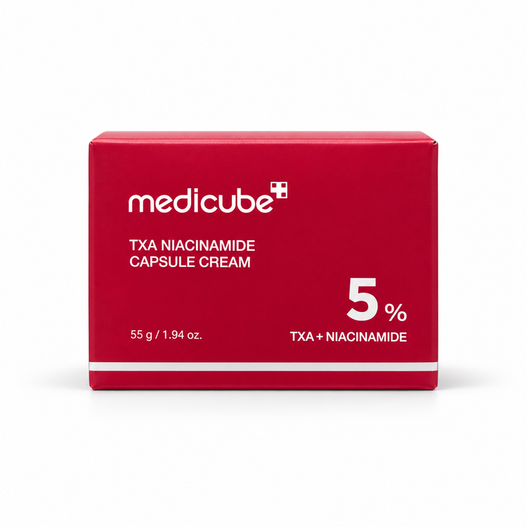 کرم کپسولی روشنکننده و ضد لک مدیکیوب TXA نیاسینامید 5% وزن 55 گرم