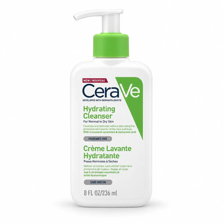 شوینده آبرسان سراوی CeraVe Hydrating Cleanser مناسب پوست نرمال تا خشک حجم 236 میلیلیتر