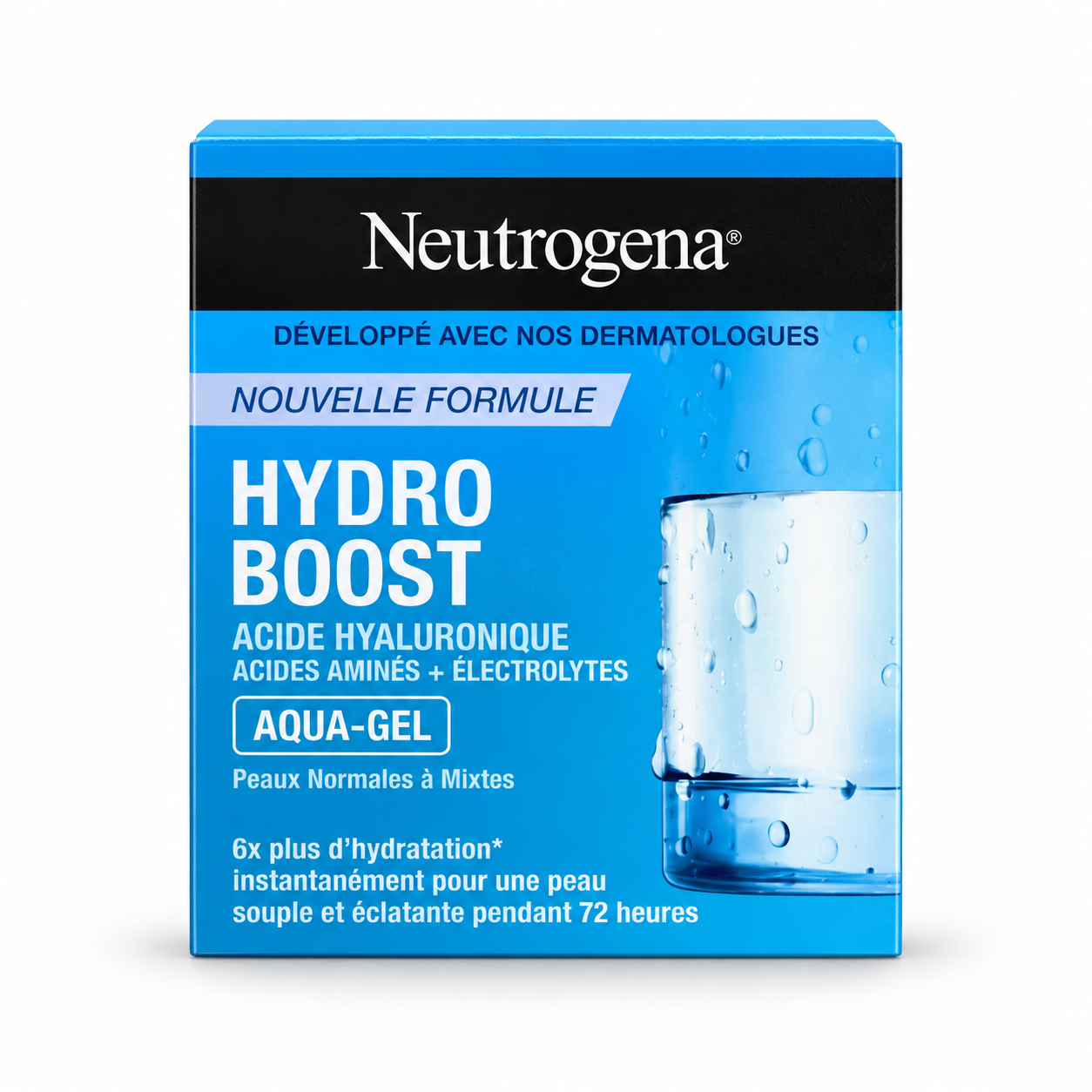 ژل آبرسان نوتروژینا Hydro Boost Aqua Gel مناسب پوست نرمال تا مختلط حجم 50 میلی‌لیتر